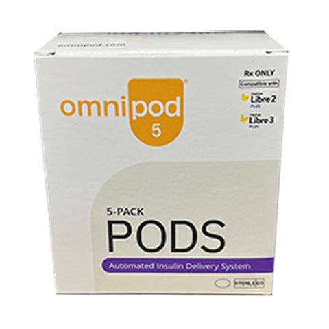 Omnipod 5 Pods (Pack of 5) Compatible with Libre 2/3