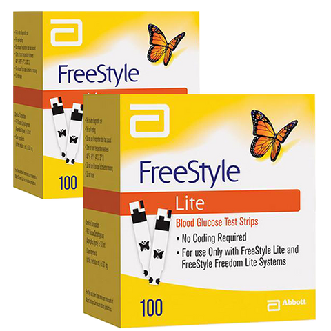Freestyle LITE Test Strips - 200 Count - Teststripz