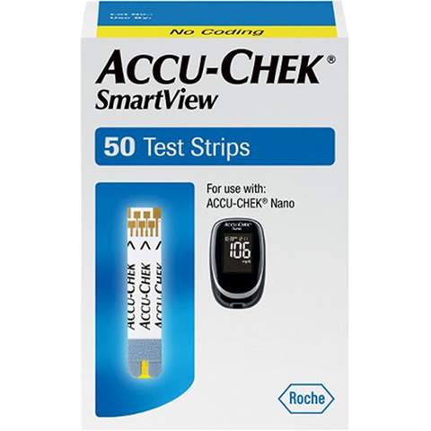 Accu-Chek Smartview Test Strips - 50 Count - Teststripz