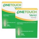One Touch Verio Test Strips - 200 Count - Teststripz