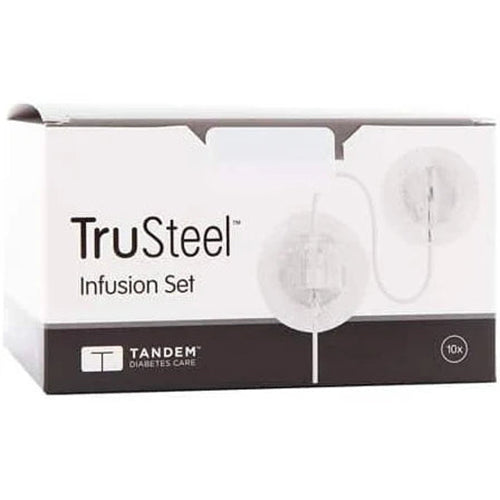 Tandem TruSteel Infusion Set 10 Ct. (23"/6mm) – Teststripz