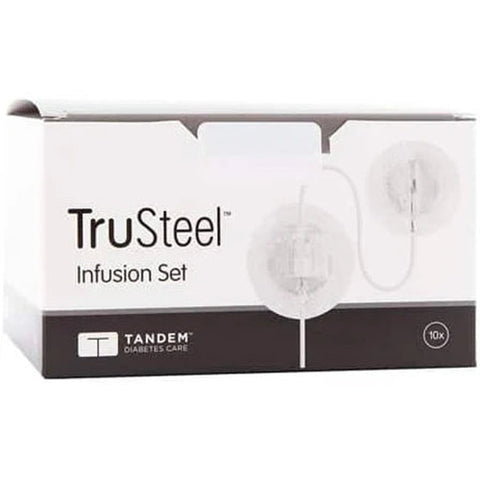 Tandem TruSteel Infusion Set 10 Ct. (23"/6mm)