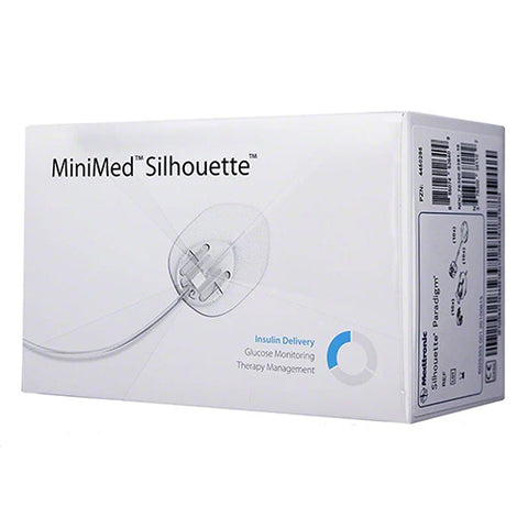 Medtronic MiniMed Silhouette Infusion Set | 17mm/23" Tube 10/bx (MMT-378A)