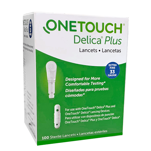 One Touch Delica Lancets (100 Count) - Teststripz