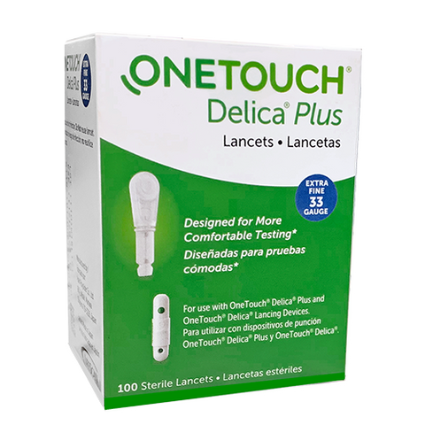 One Touch Delica Lancets (100 Count) - Teststripz