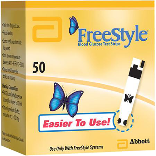 Freestyle Test Strips - 50 Count - Teststripz