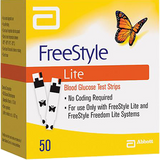 Freestyle LITE Test Strips - 50 Count - Teststripz
