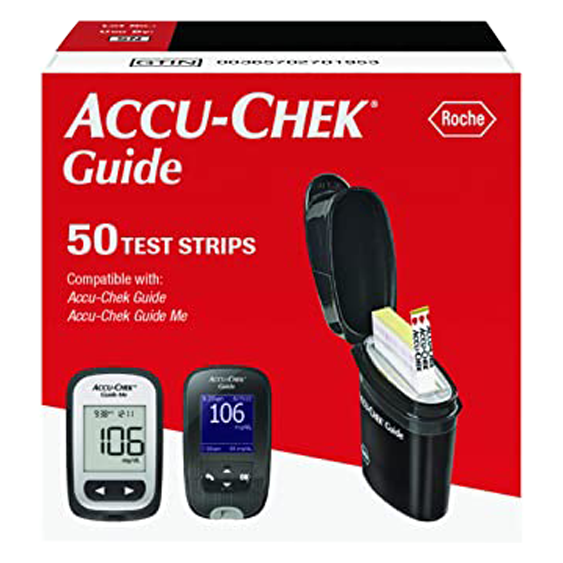 Accu-Chek Guide Test Strips - 50 Count - Teststripz