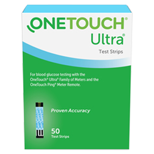 One Touch Ultra Test Strips - 50 Count - Teststripz