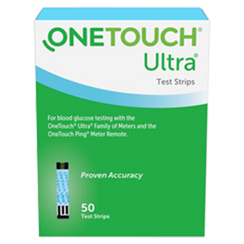 One Touch Ultra Test Strips - 50 Count - Teststripz