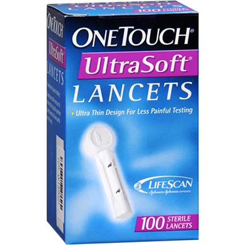 One Touch Ultrasoft Lancets (100 Count) - Teststripz