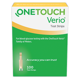 One Touch Verio Test Strips - 100 Count - Teststripz