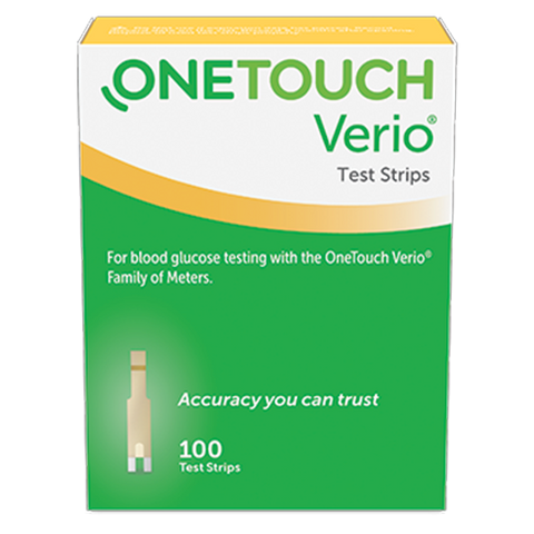 One Touch Verio Test Strips - 100 Count - Teststripz
