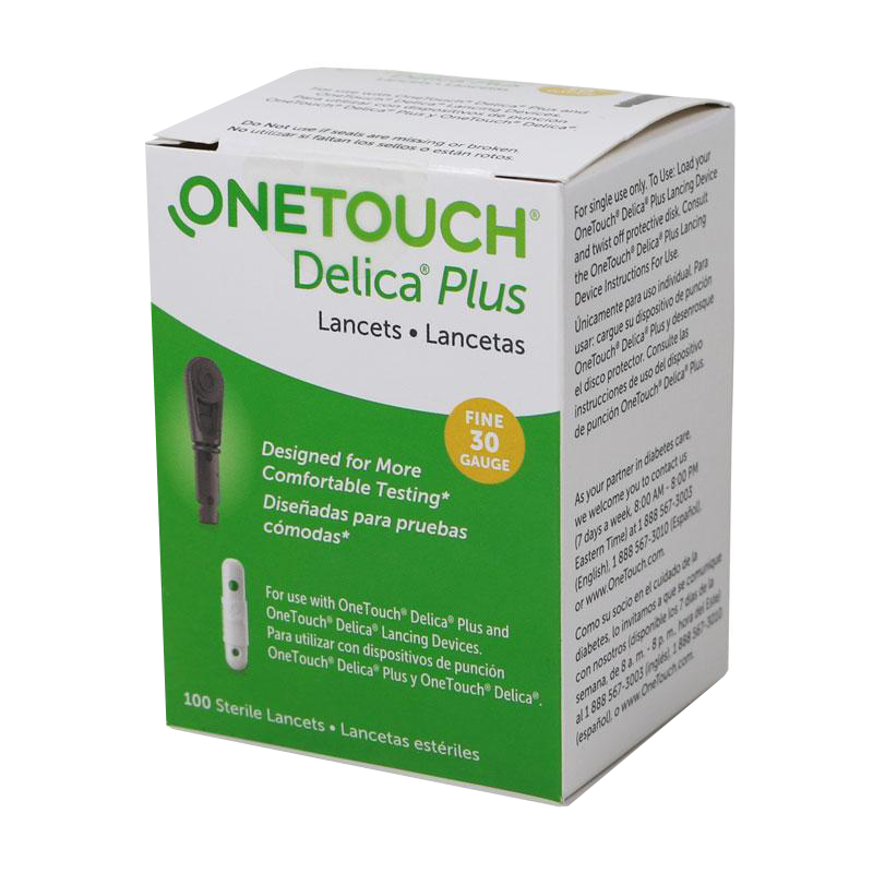 One Touch Delica Lancets (100 Count) - Teststripz